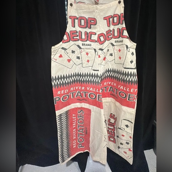 #Vintage potato sack, 100% cotton overalls NWT - Picture 8 of 8